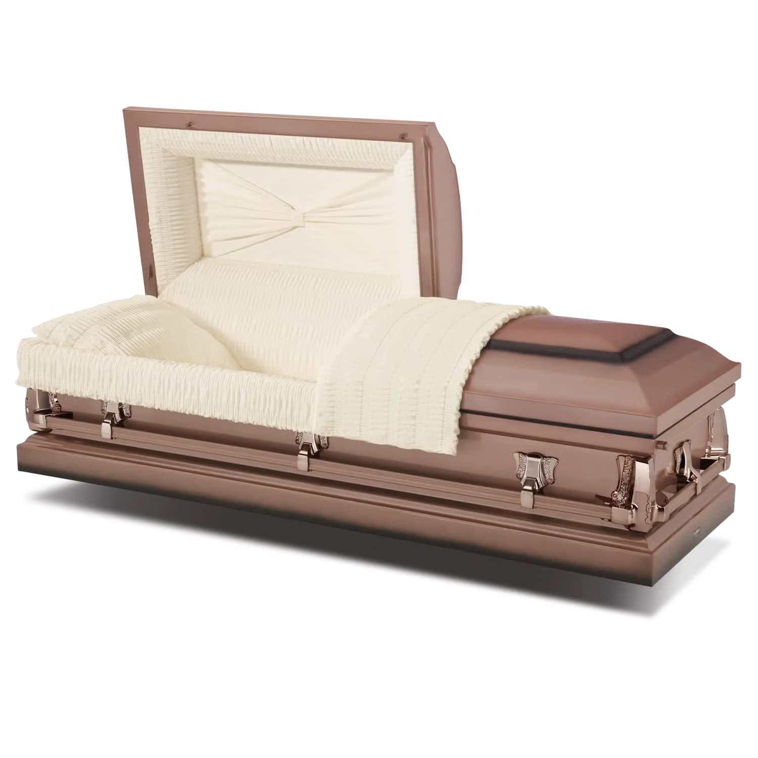 brown-covered-casket